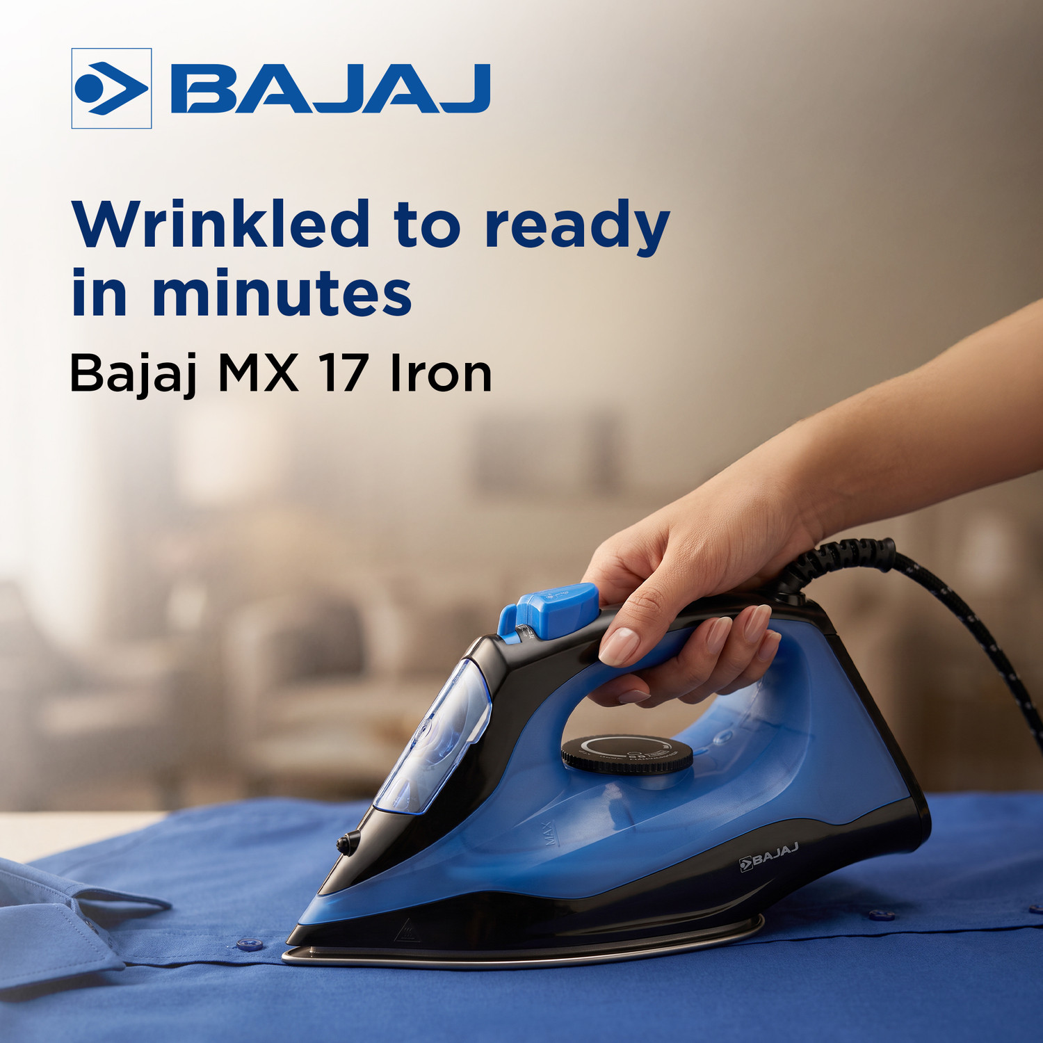 Image of BAJAJ 440519 1600 W Steam Iron