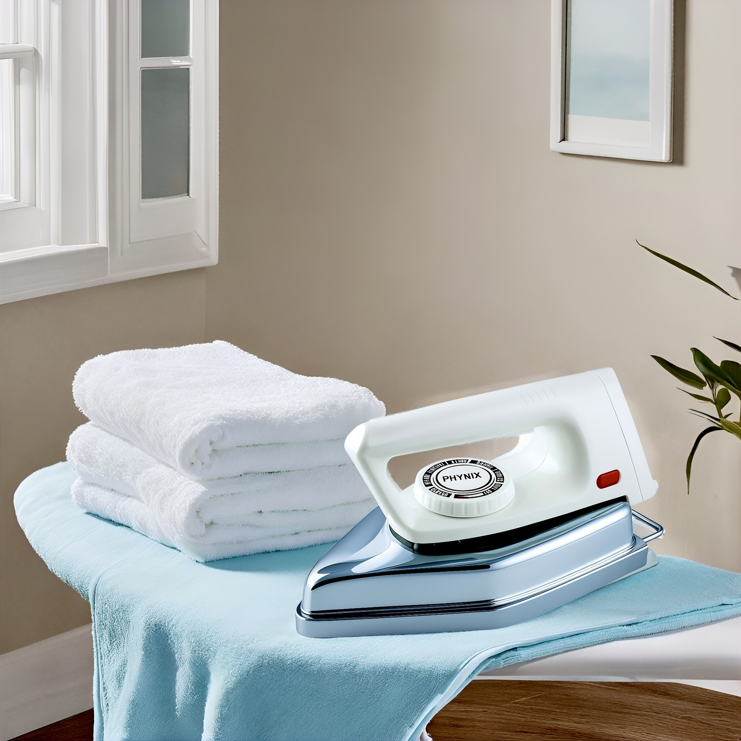 Image of Phynix 3 KG Heavy Weight Automatic Laundry Press Box Designed for Home & Tailors 1000 W Dry Iron