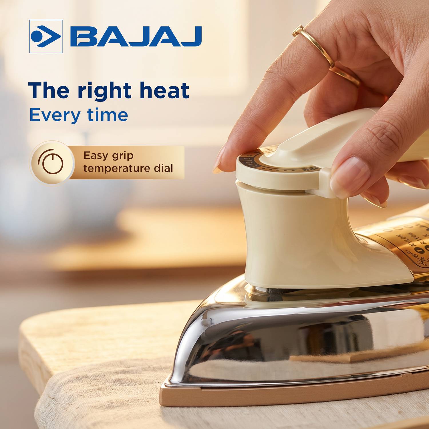 Bajaj Majesty DHX9 1000W Dry Iron - Image 5