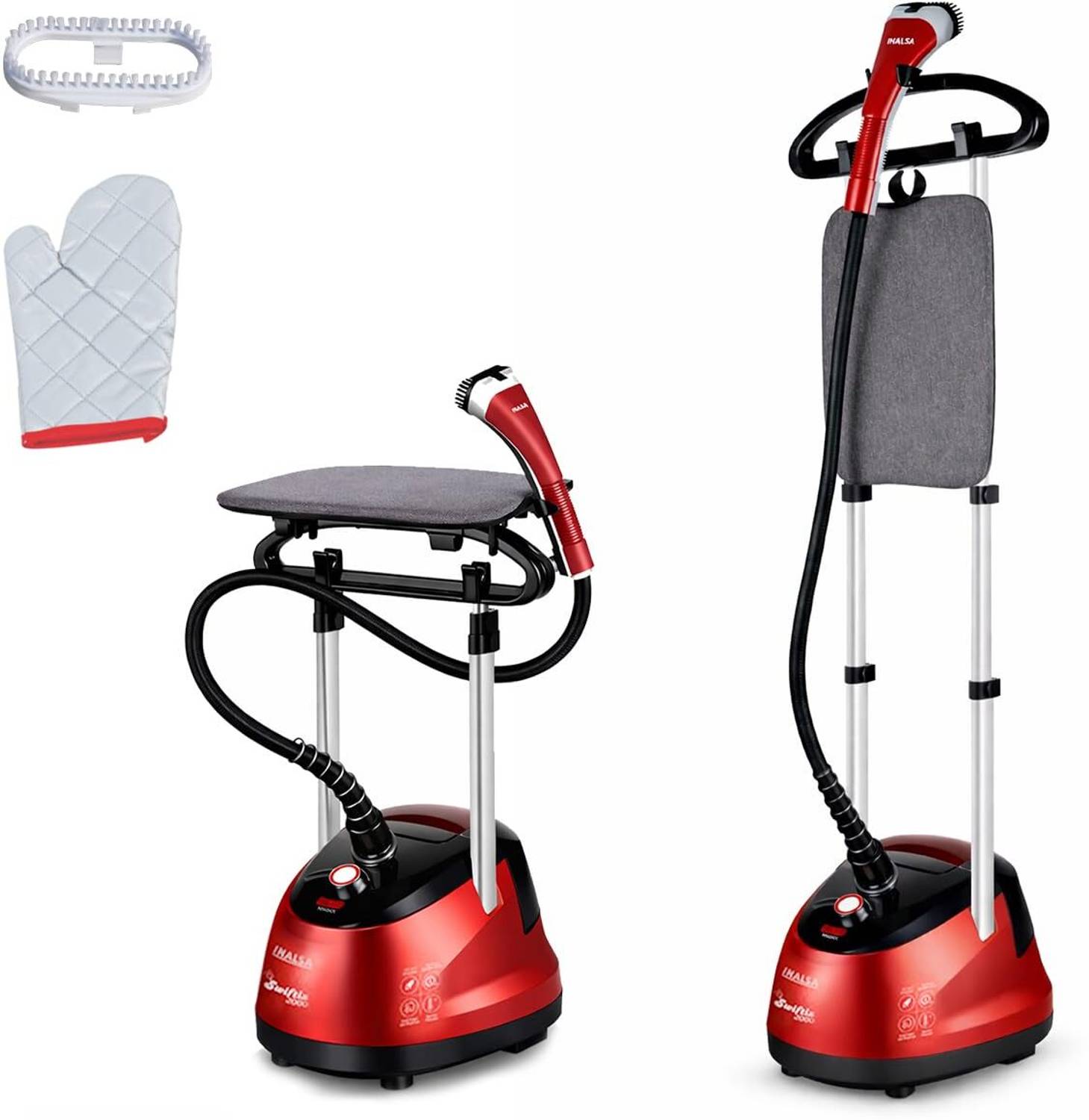 Inalsa Swiftix 2000 2000 W Garment Steamer (Black & Wine Red)