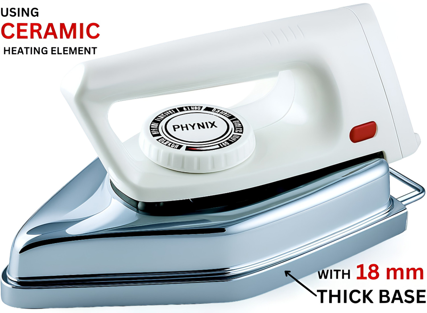 Image of Phynix 3 KG Heavy Weight Automatic Laundry Press Box Designed for Home & Tailors 1000 W Dry Iron