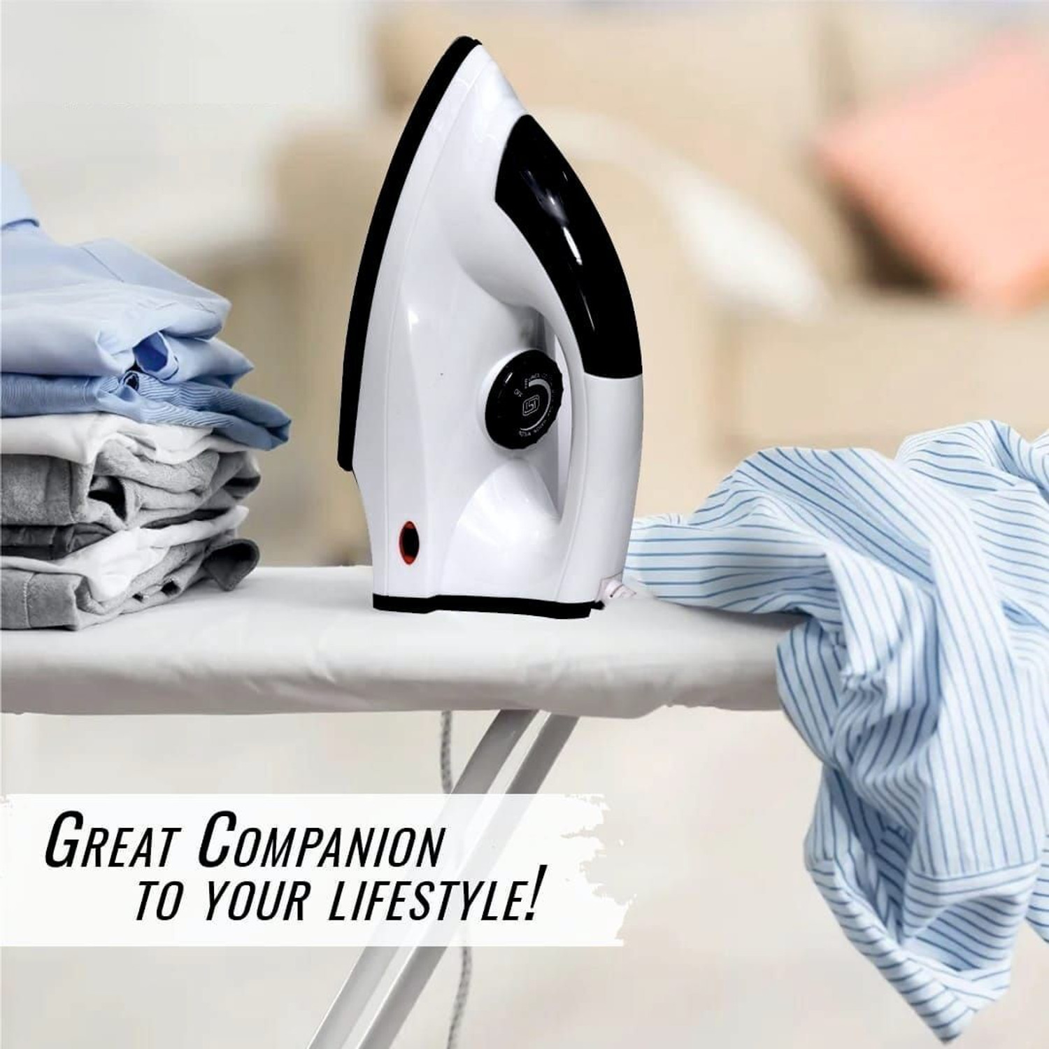 Image of Webilla Duster Dry Iron Non-Stick Light Weight Iron 1000 W Dry Iron