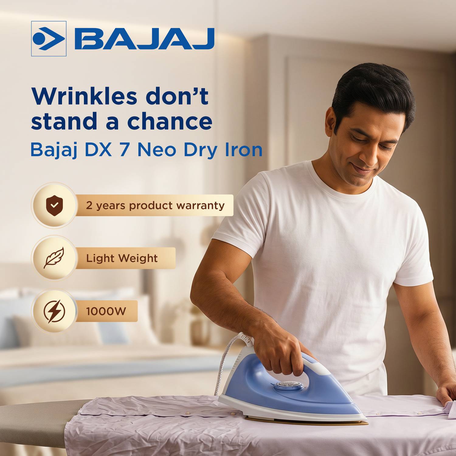 Bajaj DX 7 Neo Dry Iron