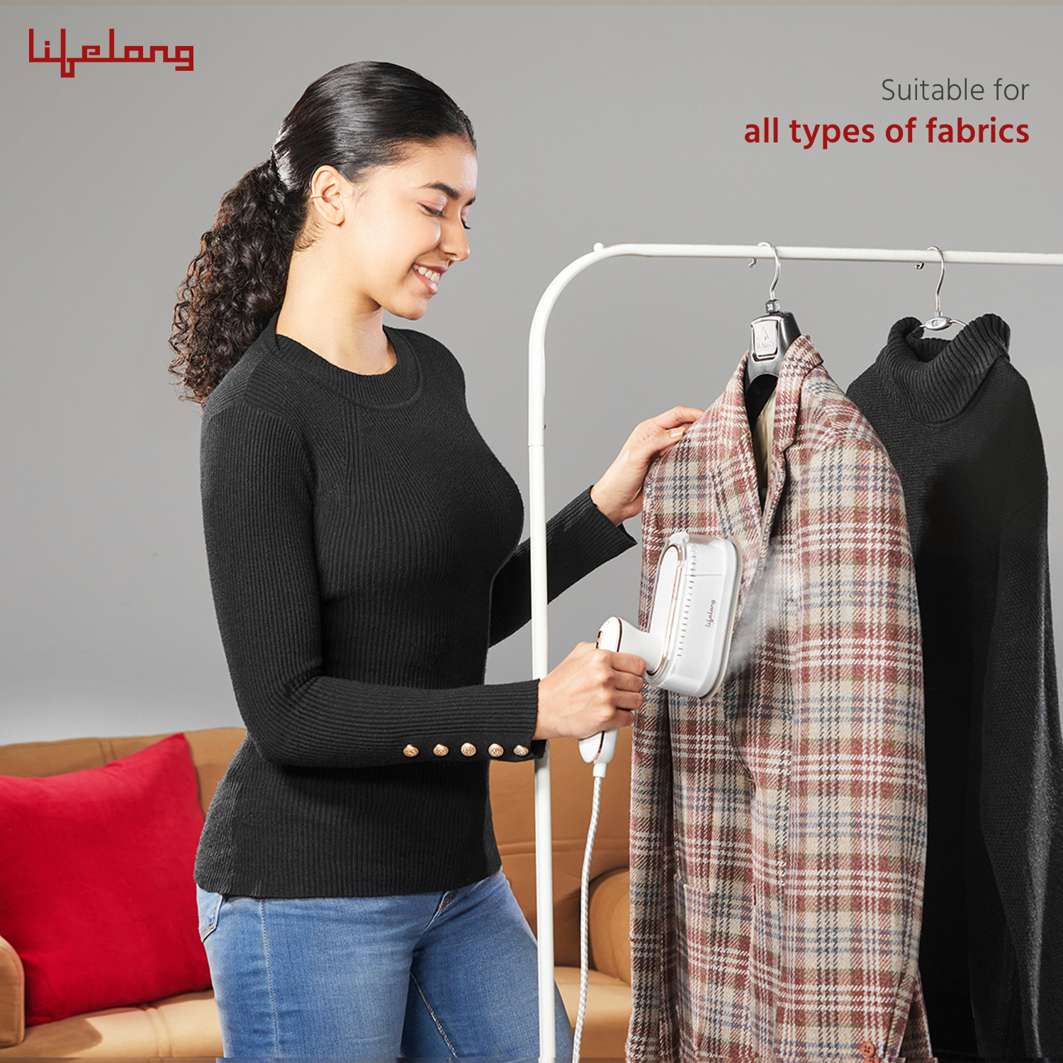 Image of Lifelong by Lifelong LLGRMS901 1250 W Garment Steamer