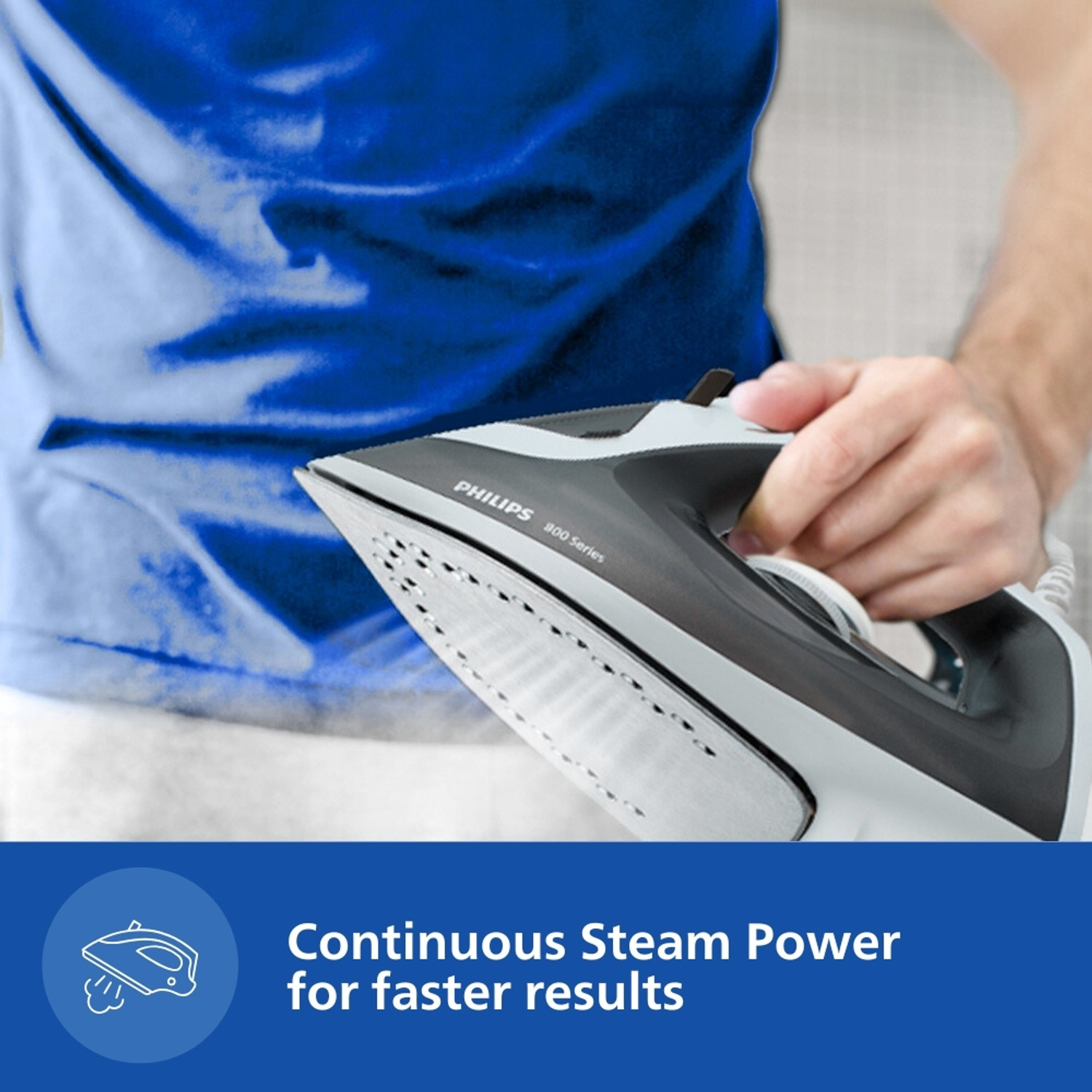 Image of PHILIPS DST0800 /80 1250 W Steam Iron