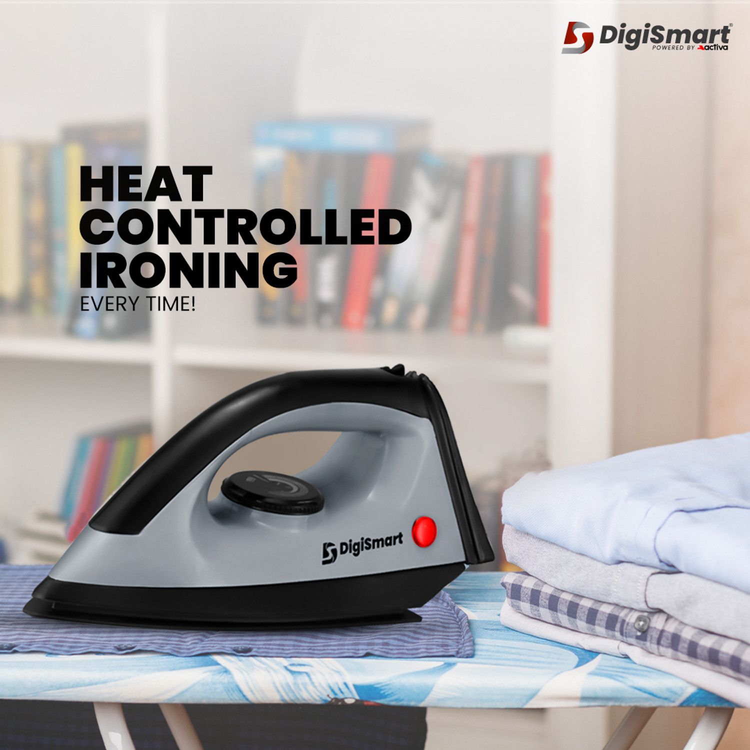 Image of DIGISMART by DIGISMART Light Weight Non-Stick 1150 W Dry Iron