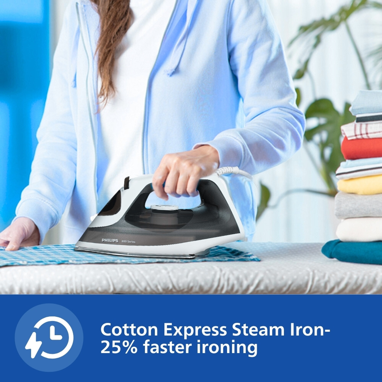 Image of PHILIPS DST0800 /80 1250 W Steam Iron
