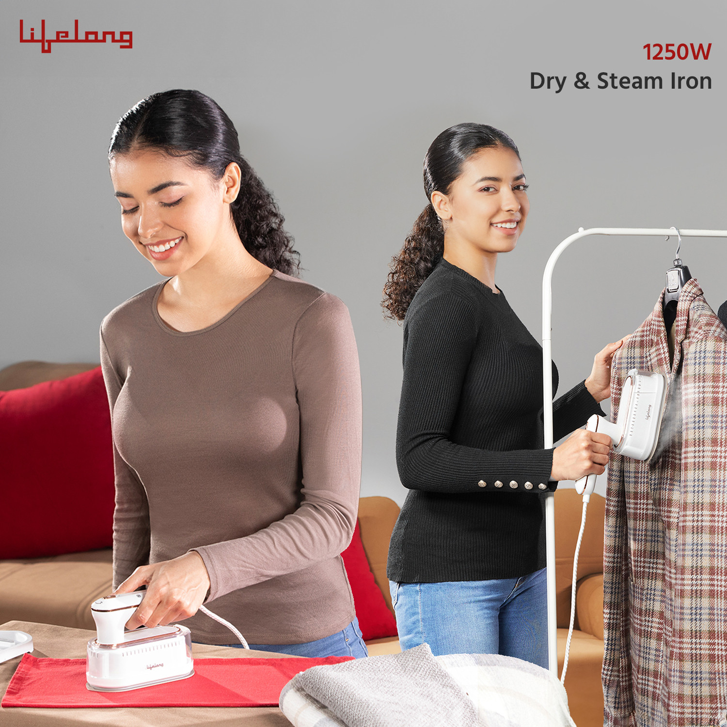Image of Lifelong by Lifelong LLGRMS901 1250 W Garment Steamer