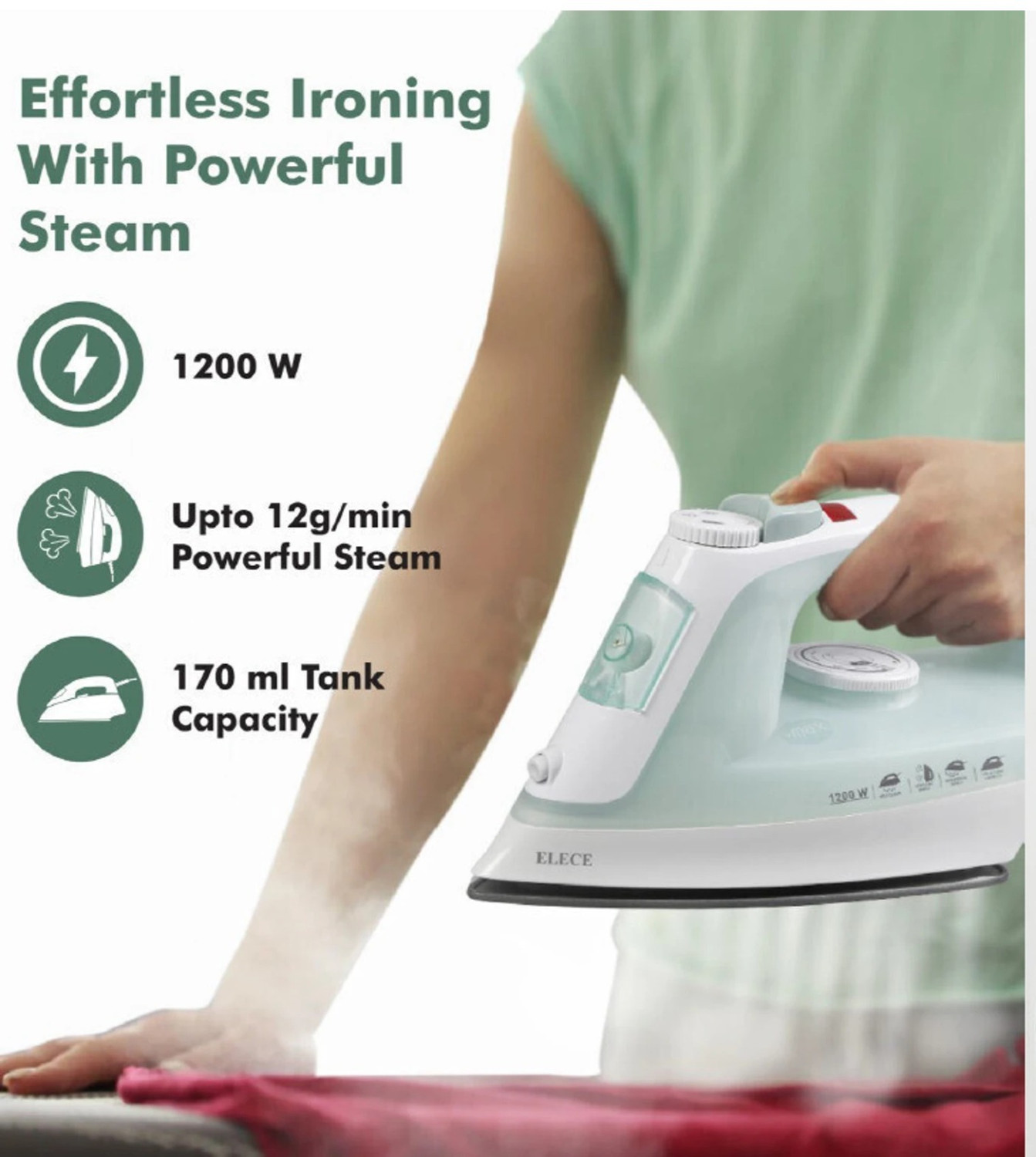 Image of HAVELLS Elece (1200W Variant) 1200 W Dry Iron