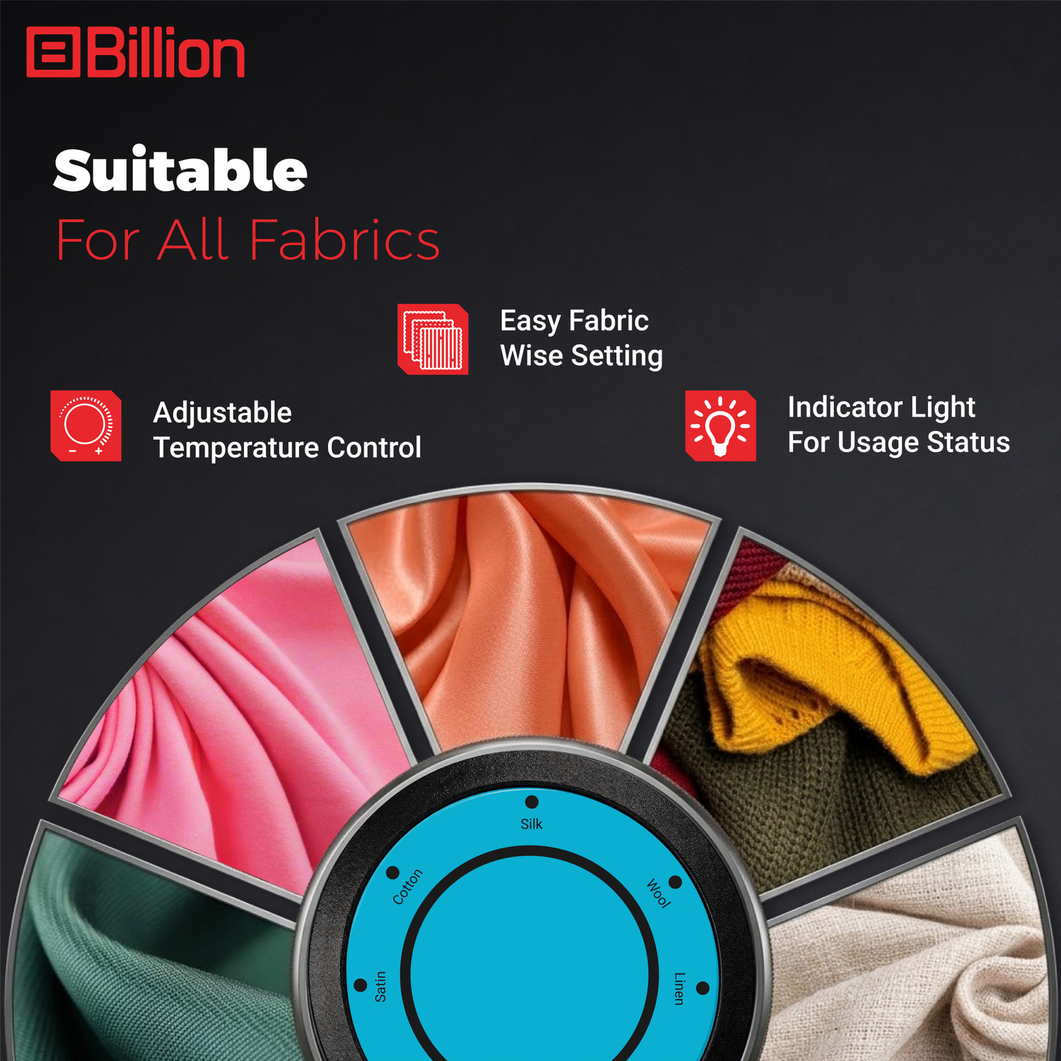 Image of Billion Glide Pro 2000 W Steam Iron