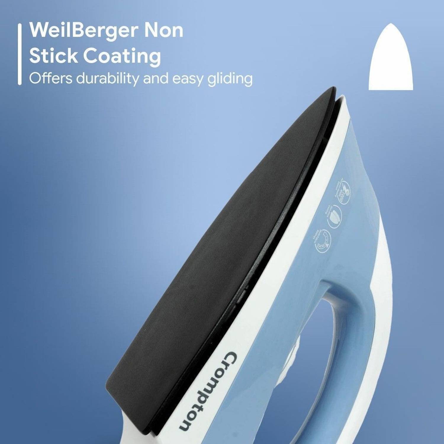 Crompton ACGEI-BRIO 1000W Dry Iron - Image 2