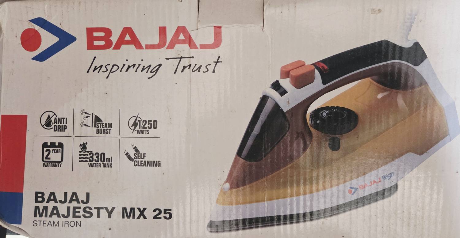 BAJAJ majesty mx25 1250 W Steam Iron