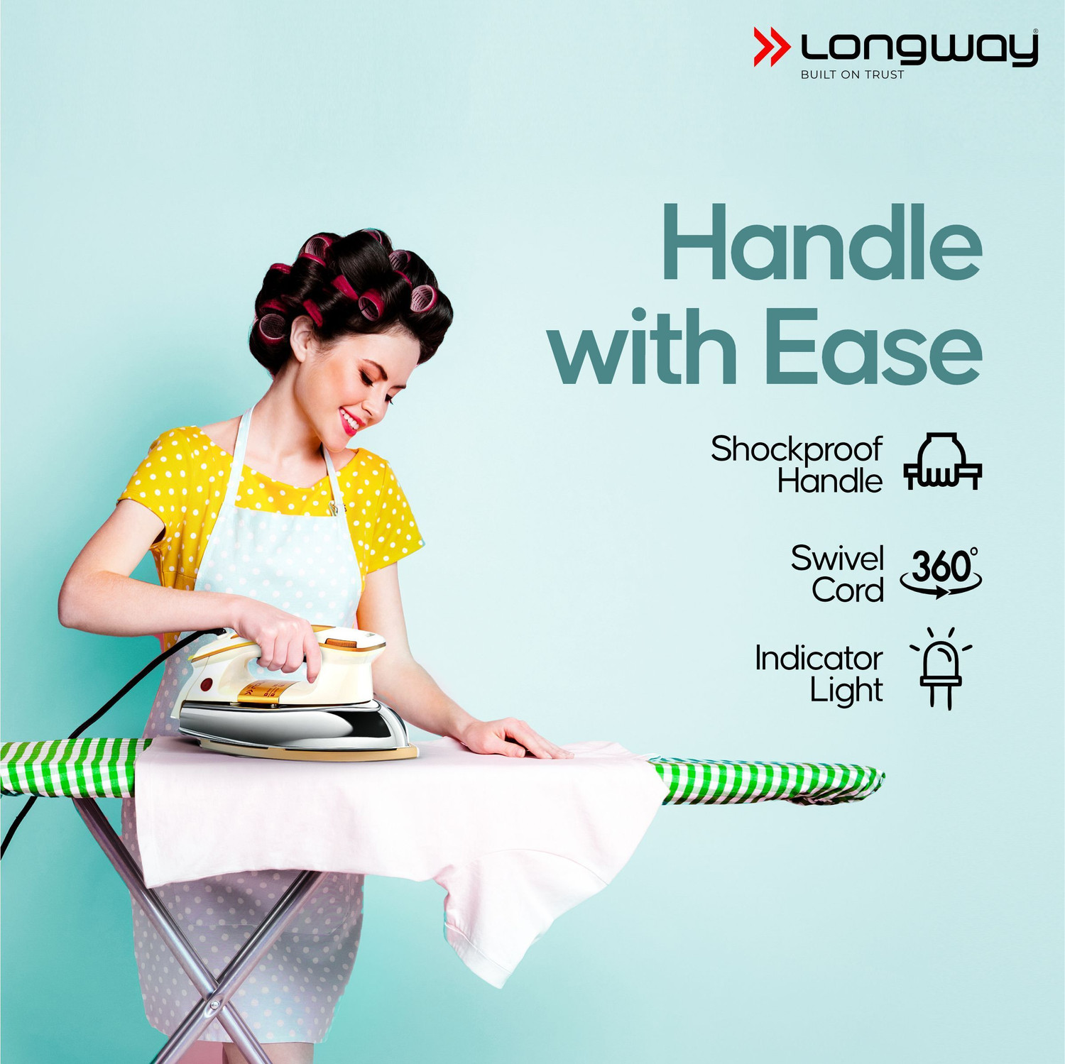 Image of Longway Plancha-1200W 1200 W Dry Iron