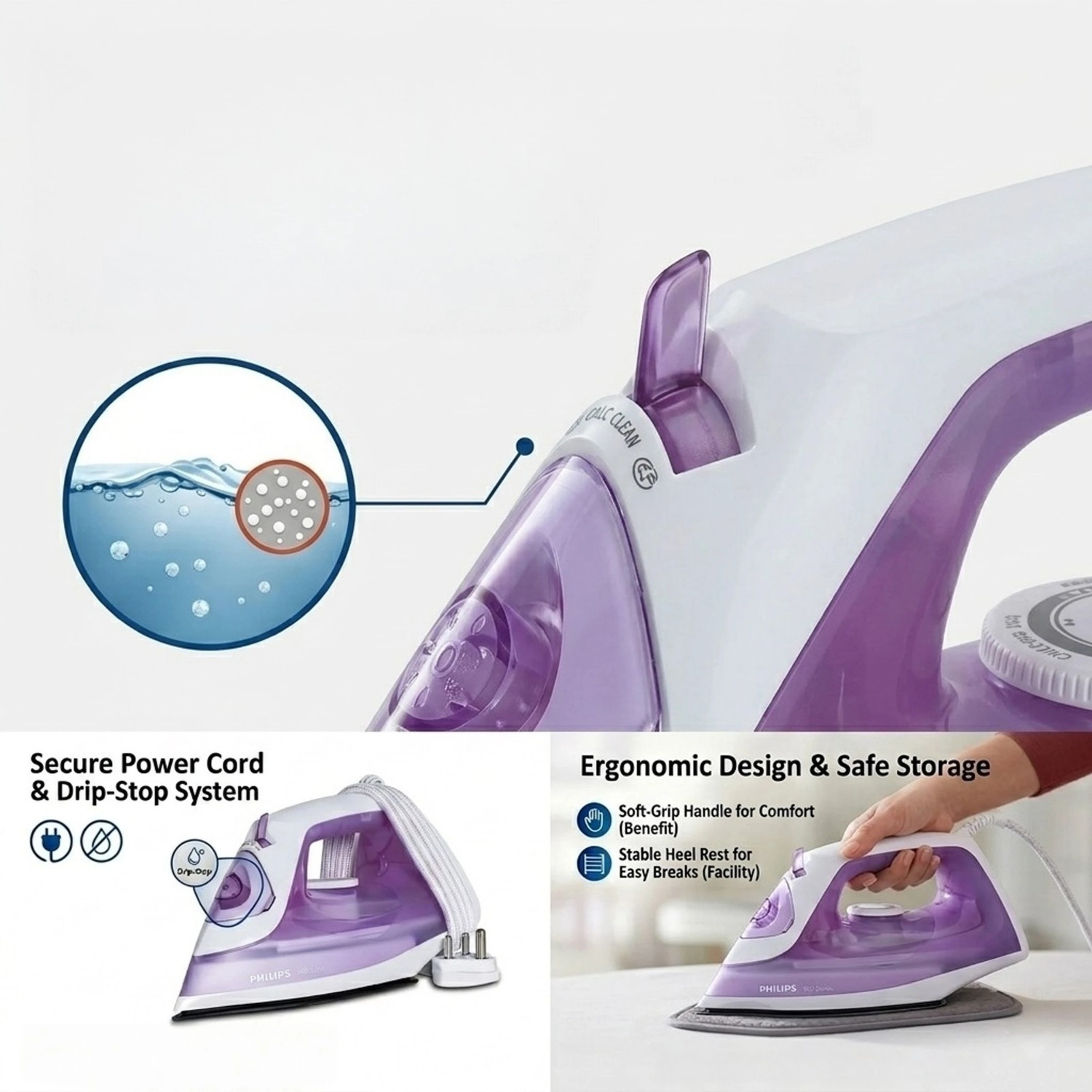 Image of PHILIPS DST0810 /30 1250 W Garment Steamer