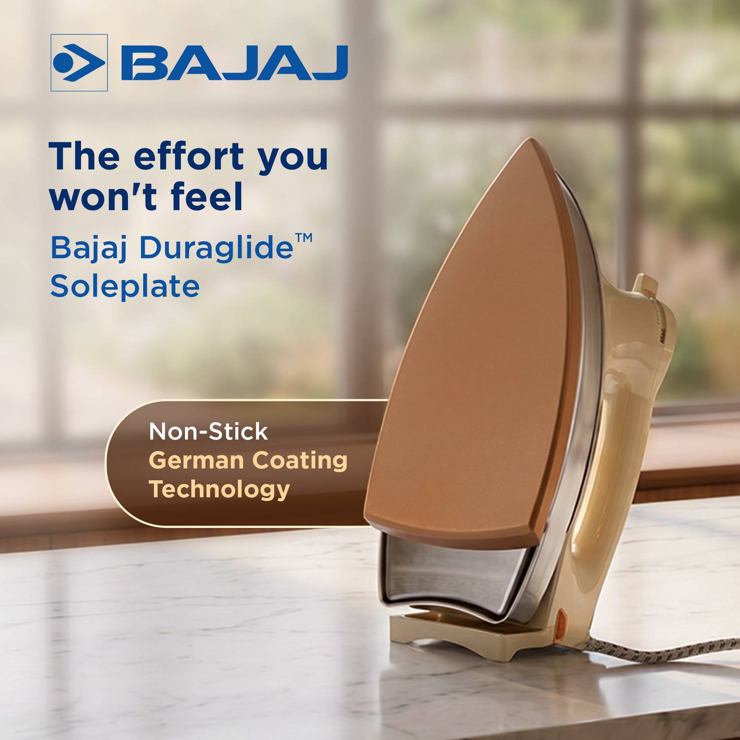 Bajaj Majesty DHX9 1000W Dry Iron - Image 4