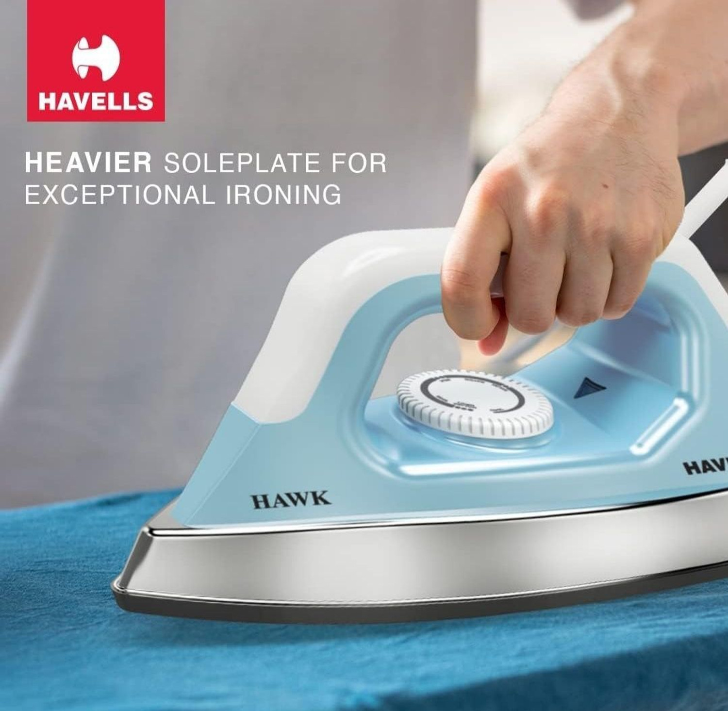 Image of HAVELLS Hawk 1100 W Dry Iron