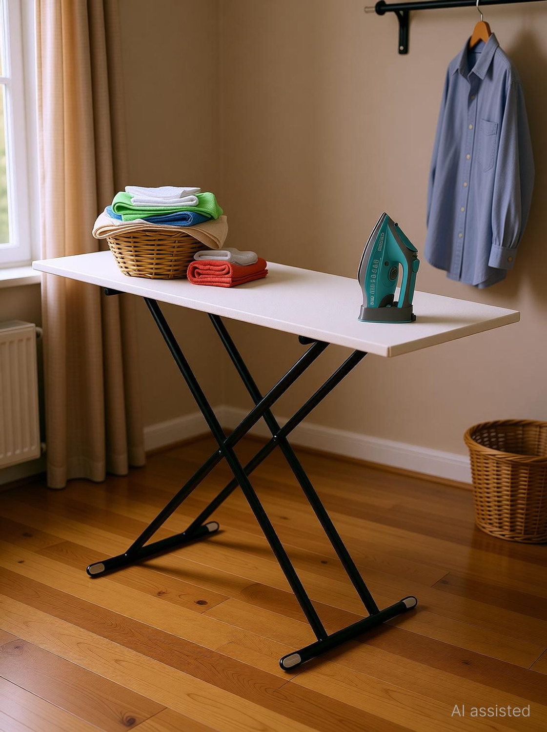 Image of EuroQon Smart Foldable with 2 Height Adjustment Options Ironing Board