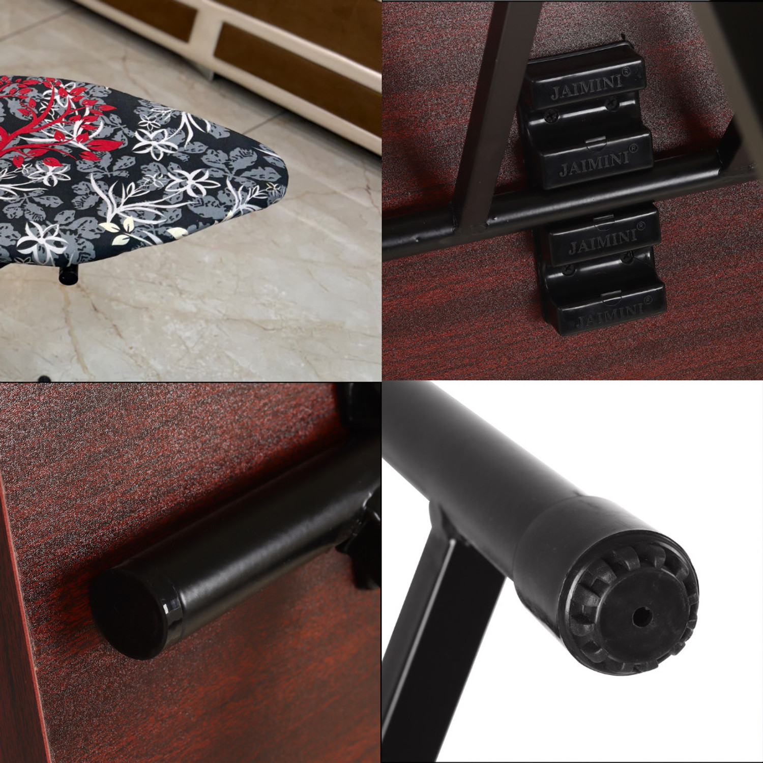 Image of Jaimini by Jaimini Prime wooden Iron Table for Ironing Clothes | Press Stand Adjustable & Foldable Ironing Board