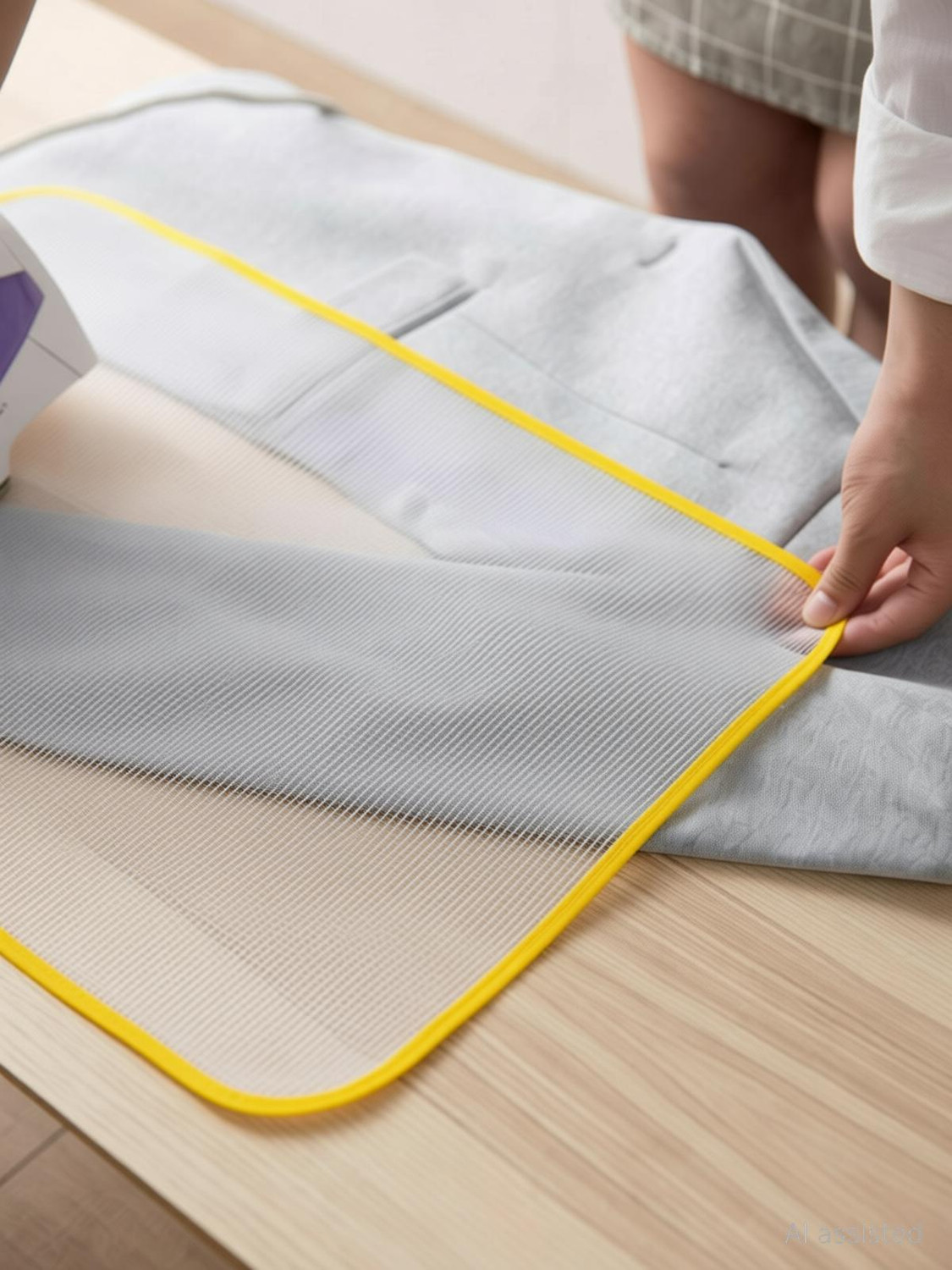 Image of GEEO by GEEO 60x40cm Protective Ironing Mesh Cloth - Heat Resistant & Durable for Ironing Board