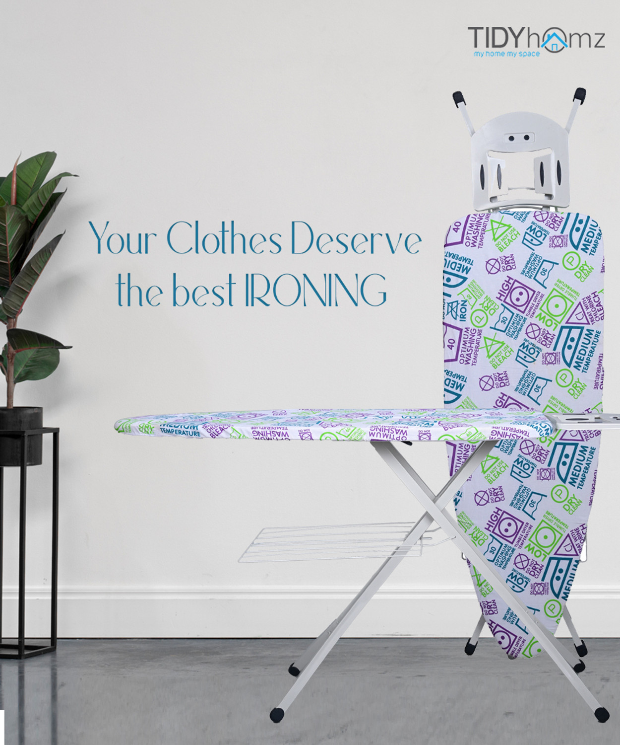 Image of Tidy Homz Zaire Ironing Board- Indian Circle Design Ironing Board