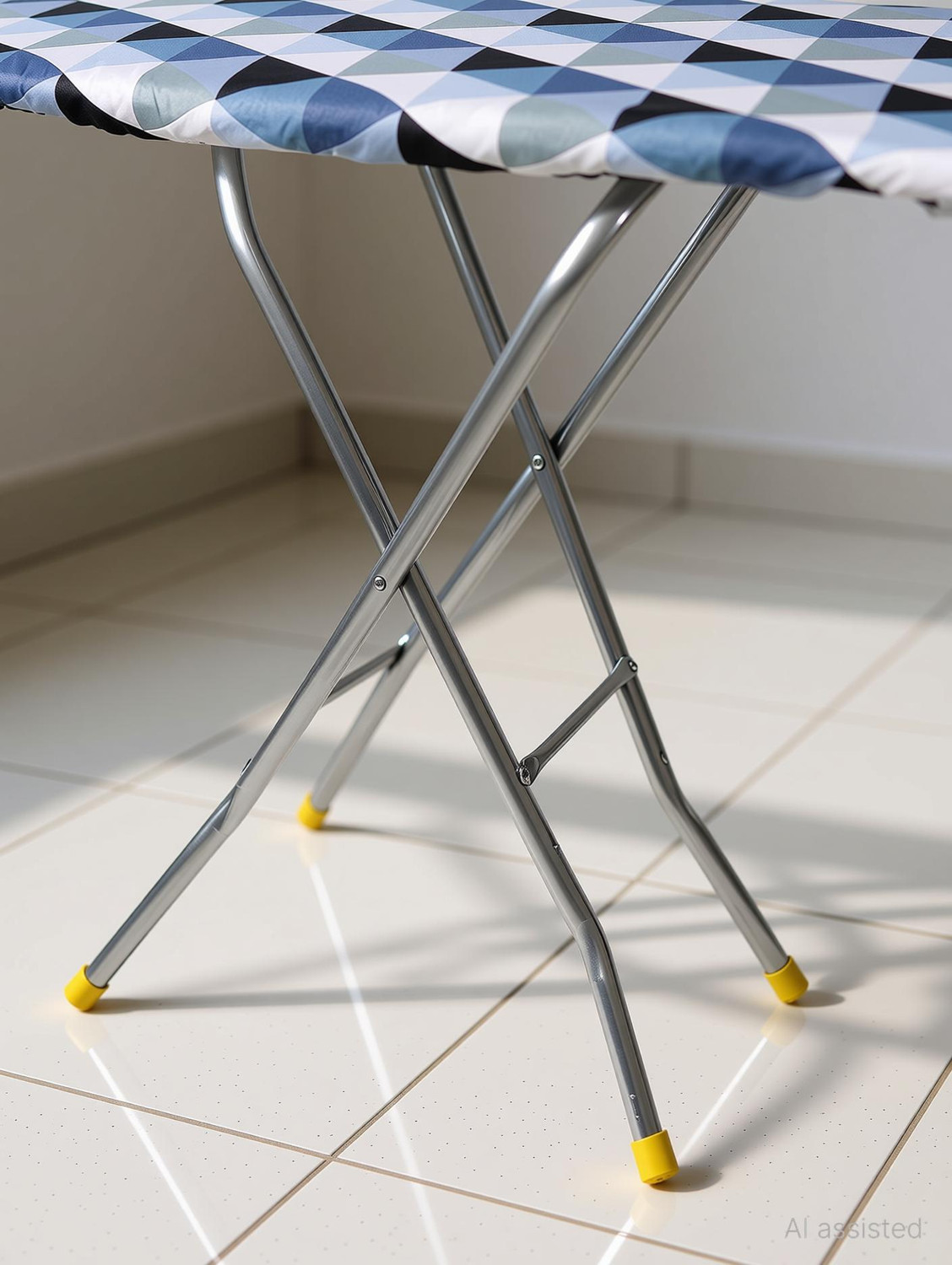 Image of SWINGISH by NA Wooden Self Standing With Folding Feature (Color May Vary, Multi-Color) Ironing Board