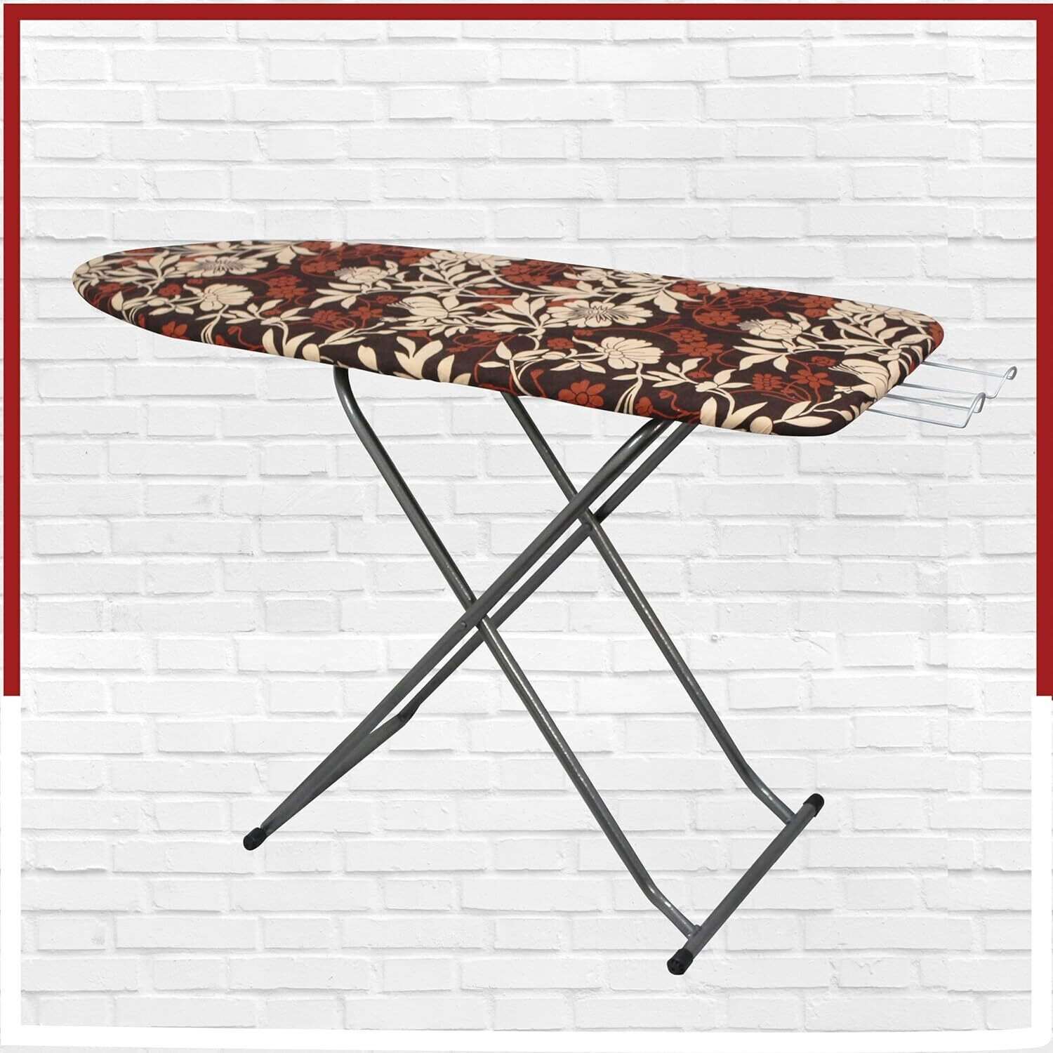 Image of SWINGISH by NA Wooden Self Standing With Folding Feature (Color May Vary, Multi-Color) Ironing Board