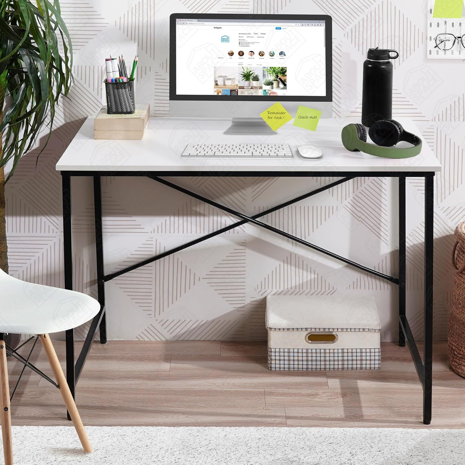 Image of SDSTANDLONE by sdstandlone Multipurpose Wood Laminated Study Table, Computer Table for Home and Office Ironing Board