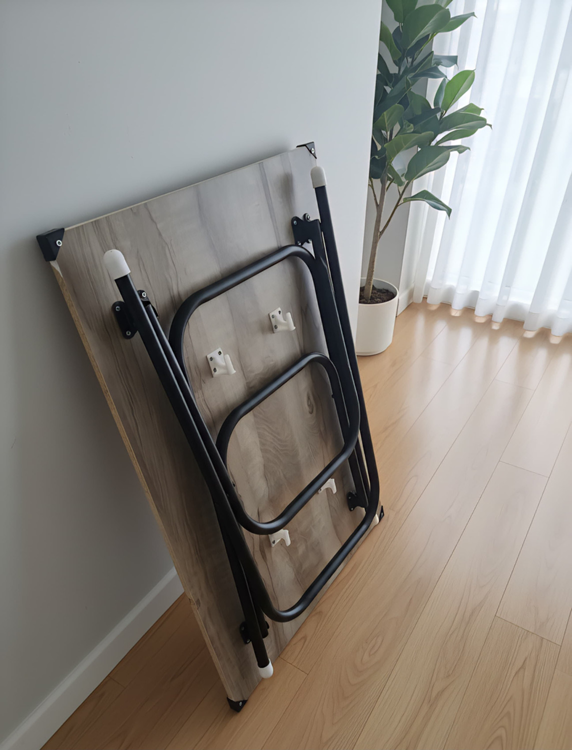 Image of EuroQon Workstation Foldable Engineered Wood Computer Desk