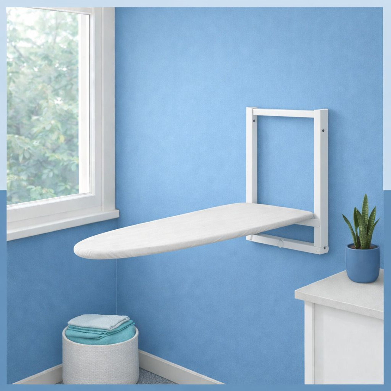 Image of Jaimini by Jaimini Wall Mounted Foldable Ironing Board | Space Saving Ironing Table for Home Ironing Board
