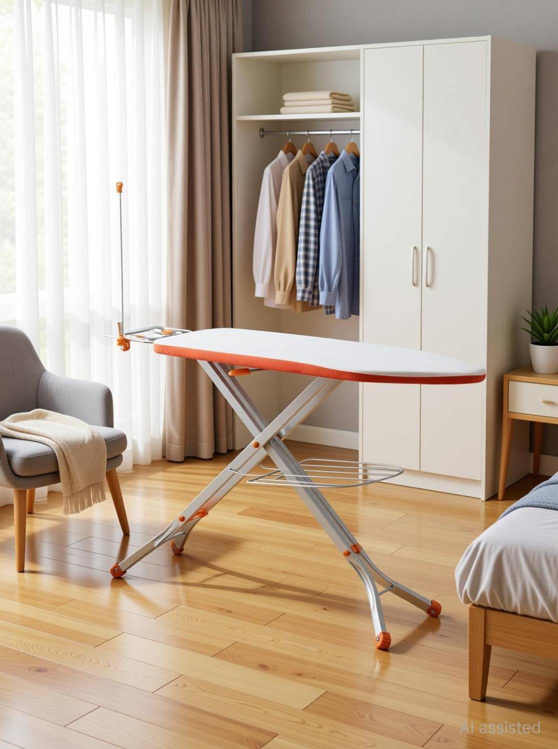 Jaimini by JAIMINI Deluxe Iron Table 15 Inch | Foldable Ironing