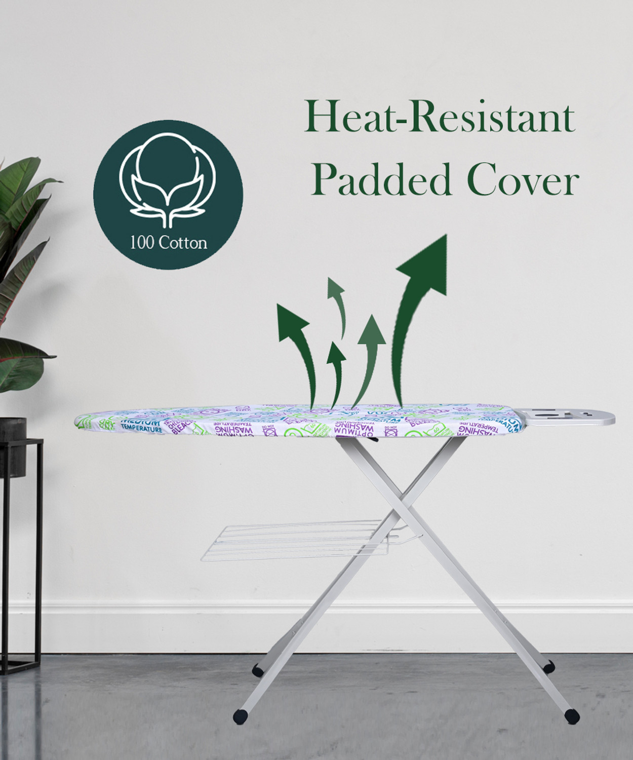 Image of Tidy Homz Zaire Ironing Board- Indian Circle Design Ironing Board