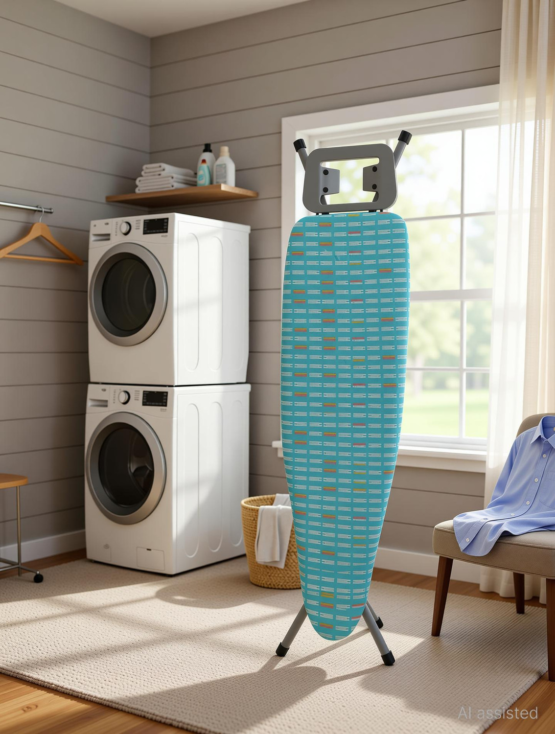 Image of Tidy Homz Nile Artline Design Premium Foldable & Adjustable Ironing Board
