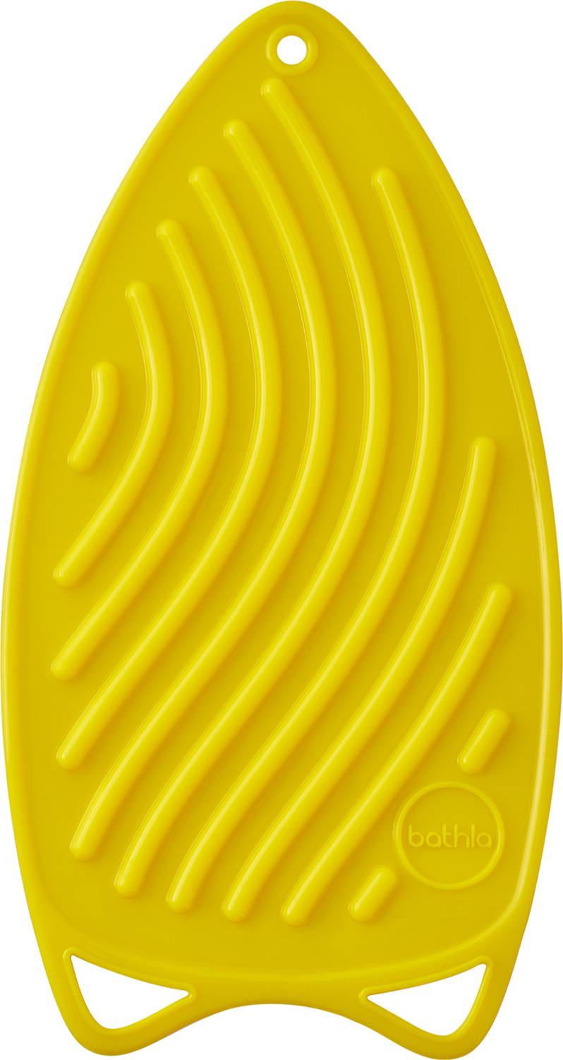 Bathla X-Pres SafeRest Silicone Iron Mat – Yellow Heat-Resistant, Anti-Slip, Washable Ironing Mat