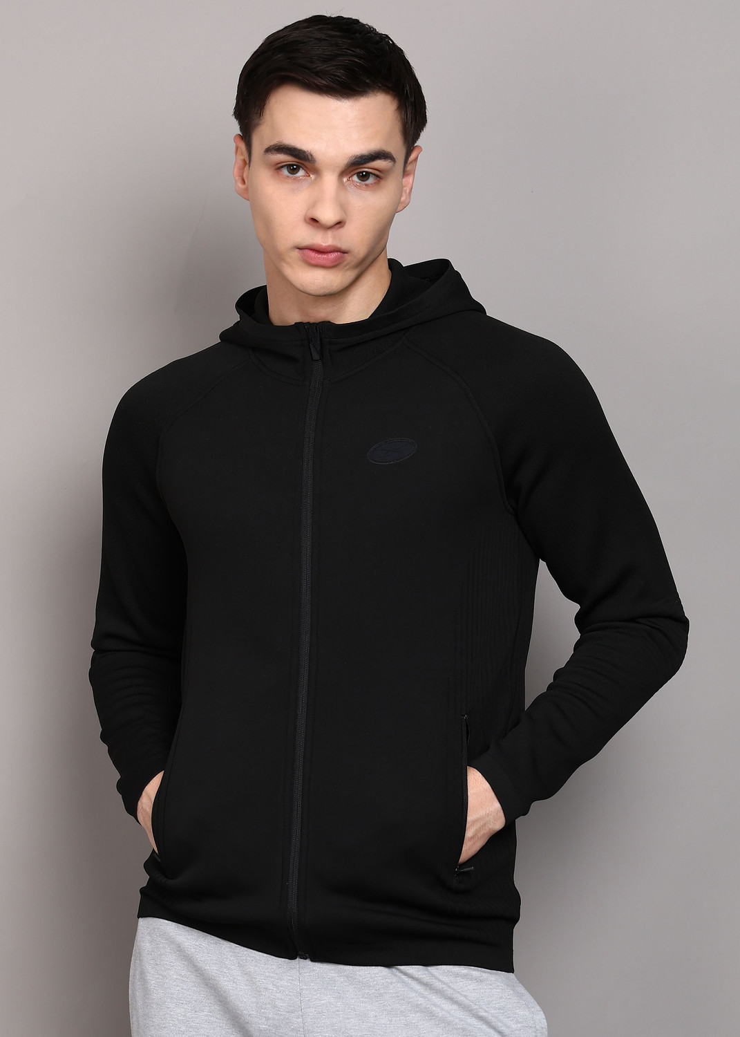 Image of REEBOK Men Solid Casual Jacket