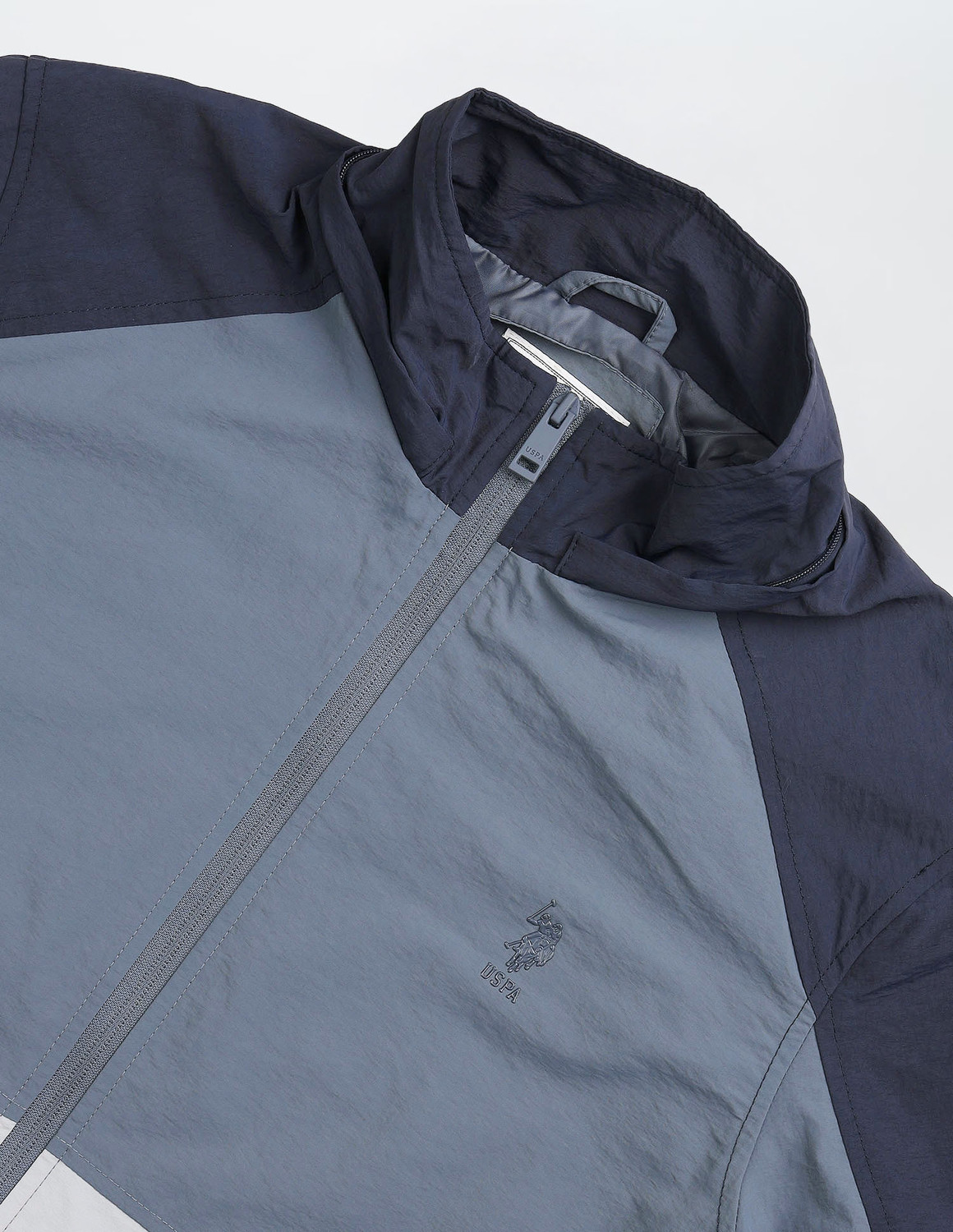 Image of U.S. POLO ASSN. Full Sleeve Colorblock Men Jacket