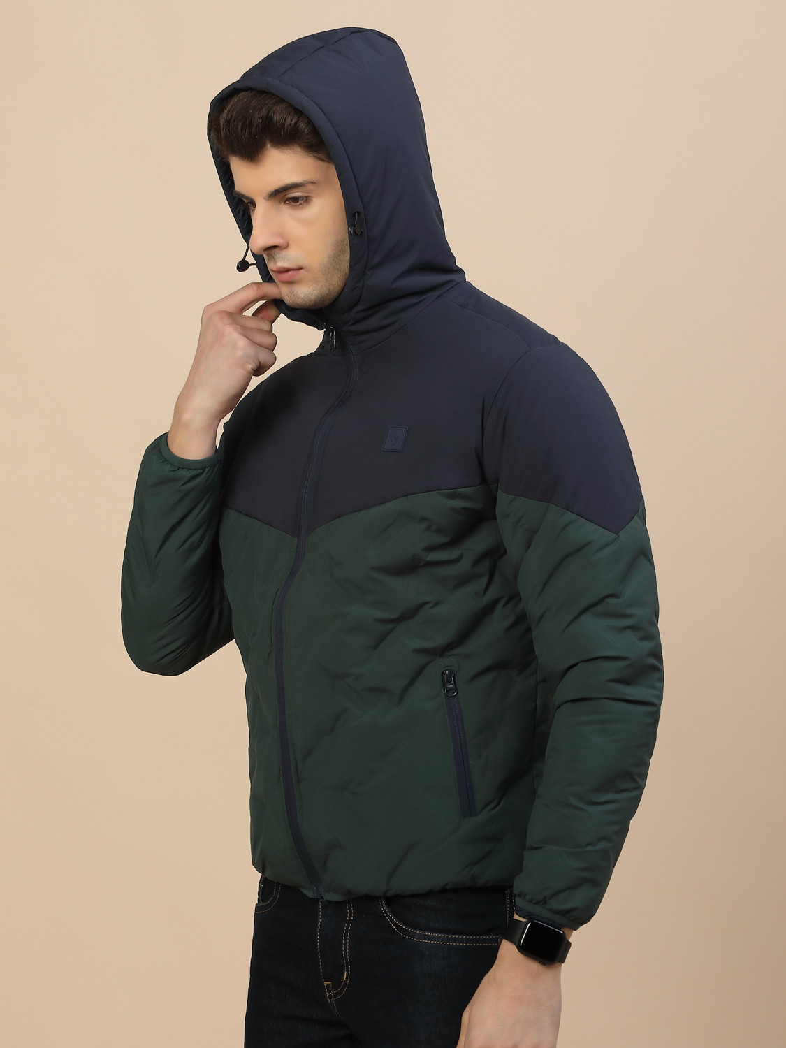 Image of CANTABIL Full Sleeve Colorblock Men Jacket