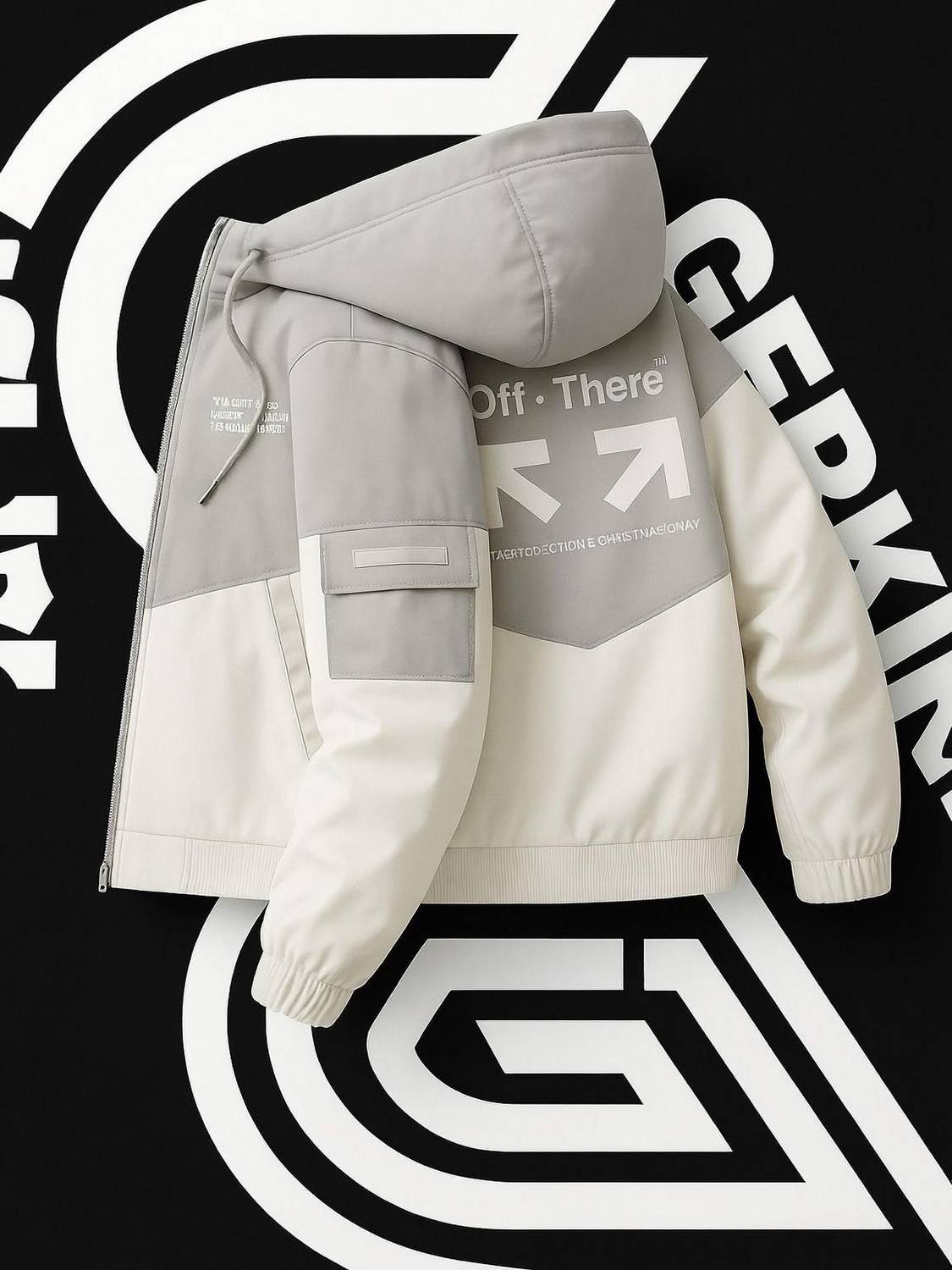 Azy Fabrics Men Colorblock Casual Jacket