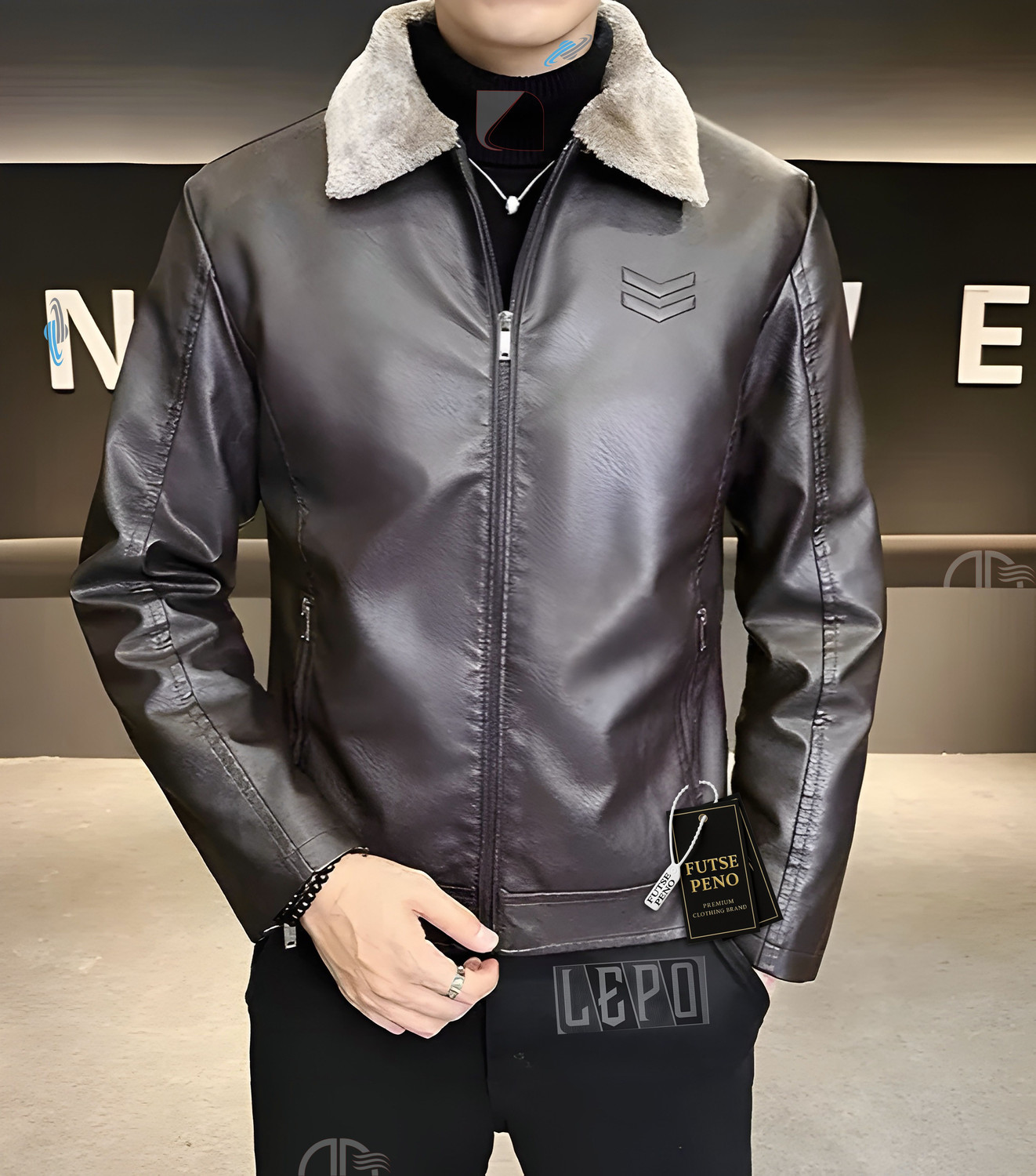 Image of FUTSE PENO Full Sleeve Solid Men Jacket