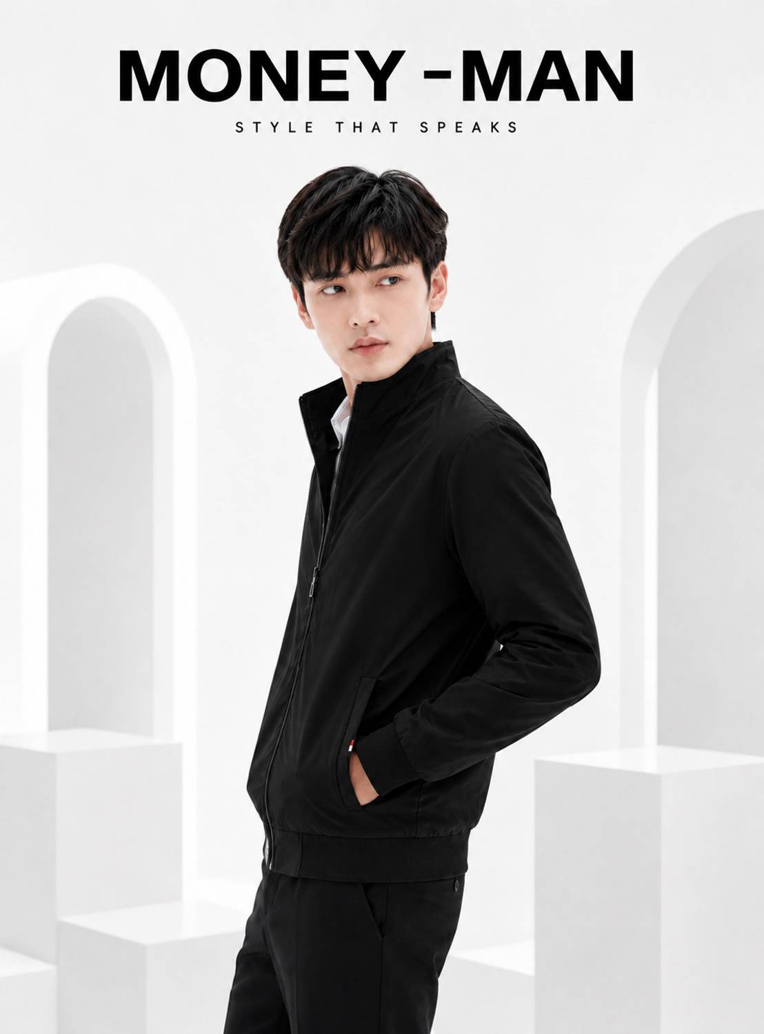 MONEY Full Sleeve Solid Men Jacket - Image 3