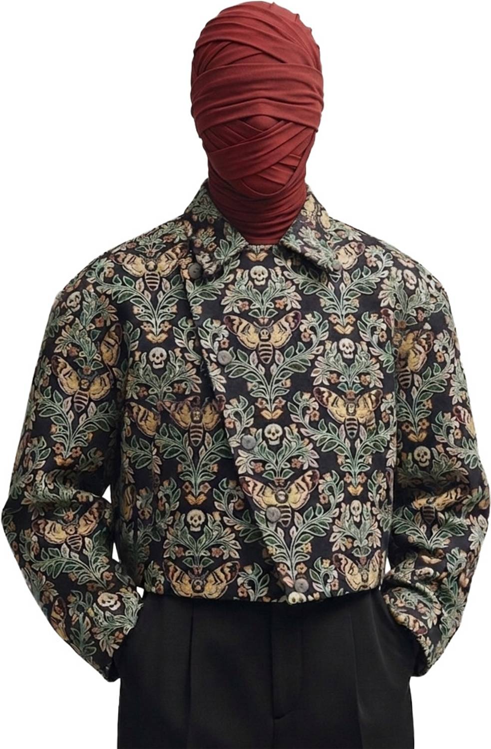 navar Full Sleeve Embroidered Jacket