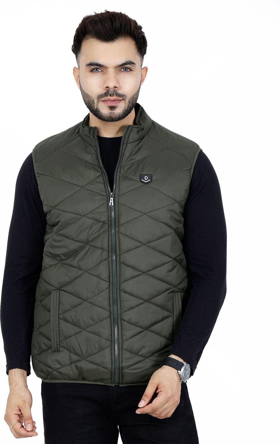 Image of Dollar Sleeveless Solid Men Jacket