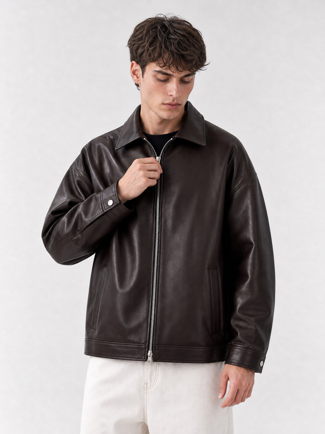 Image of Elite Fame Full Sleeve Solid Men Jacket