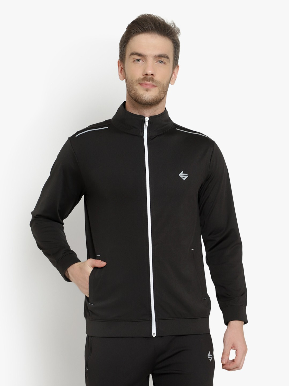 Image of John Ally Full Sleeve Solid Men Jacket