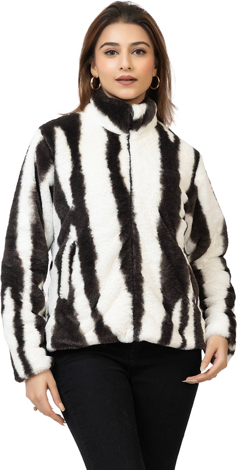 AMOLDO Full Sleeve Animal Print Women Jacket