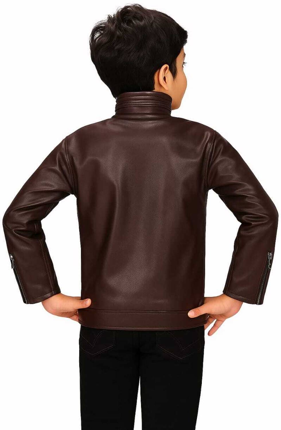 Unique Fort Boys Full Sleeve Solid Jacket - Image 2