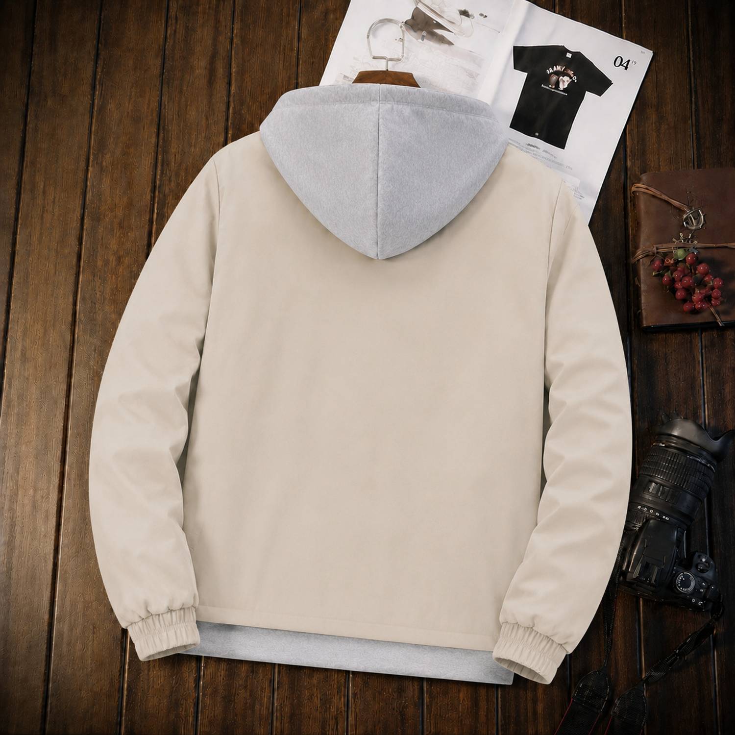 FUTSE PENO Men Colorblock Ethnic Jacket - Image 3