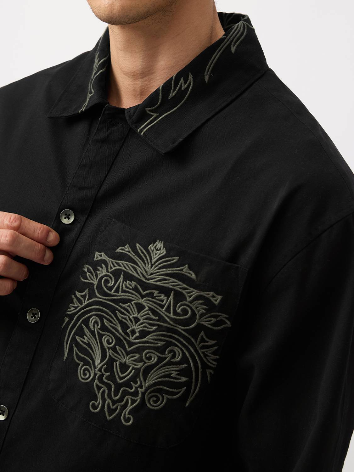 The Souled Store Full Sleeve Printed Men Jacket - Image 3