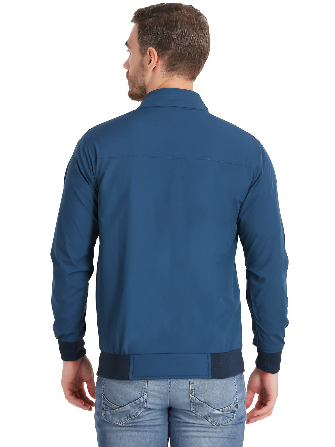 Image of BlueFicus Full Sleeve Solid Men Jacket