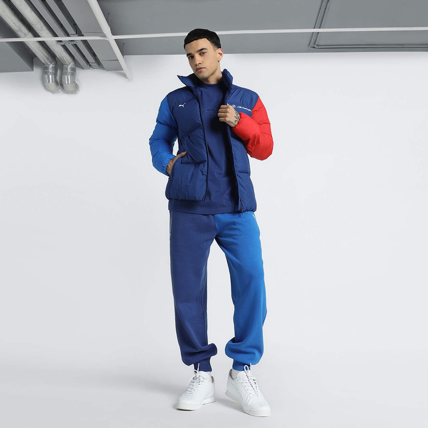 Image of PUMA Full Sleeve Colorblock Men Jacket