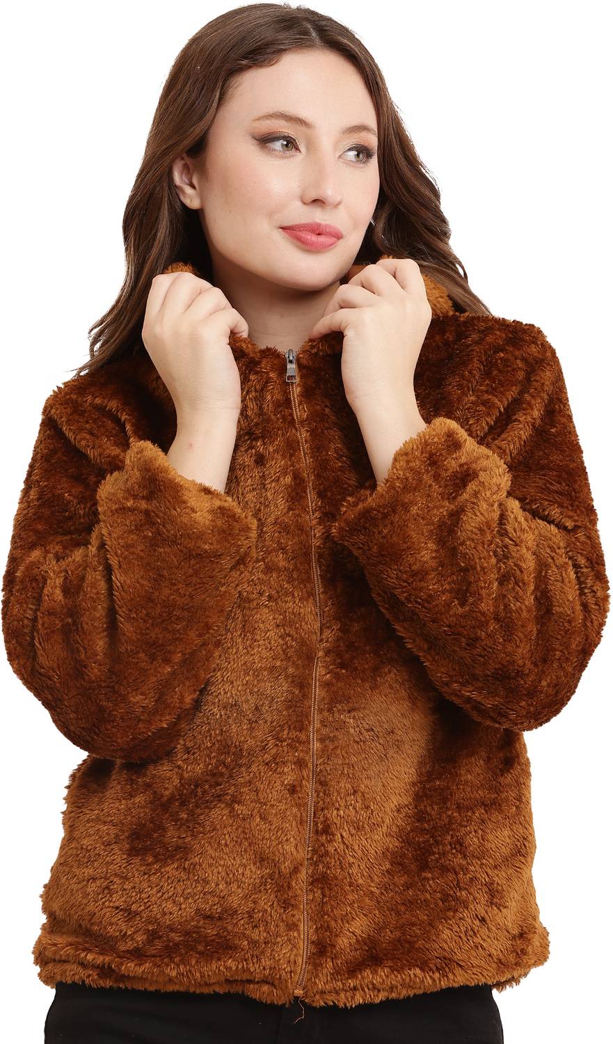 DIVAAS Full Sleeve Woven Design Women Jacket